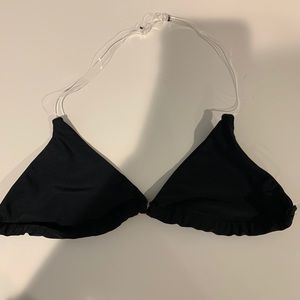 Brand new clear strap bikini top